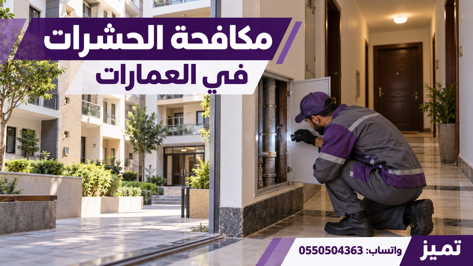 مكافحة الحشرات في العمارات